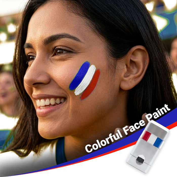 G128 World Soccer Tournament 2026 Cup Soccer Fan Set 6PCS, France Fan Merch with Flag and Koozie, Accessories for Sports Parties