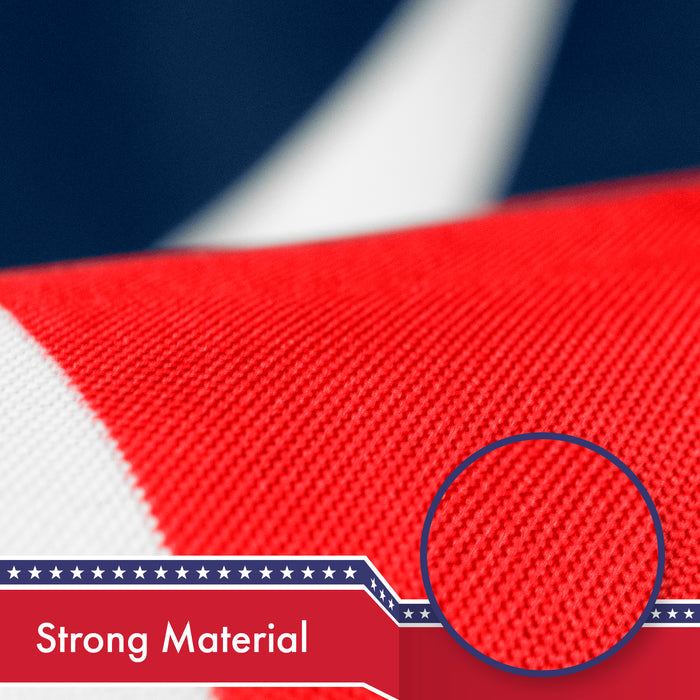 G128 Bennington 76 Flag | 3x5 Ft | LiteWeave Pro Series Printed 150D Polyester | Historical Flag, Indoor/Outdoor, Vibrant Colors, Brass Grommets
