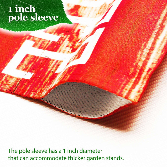G128 Combo Pack: Garden Flag Stand 36x16IN & Garden Flag Land of the Free Liberty Printed 12x18IN Double Sided