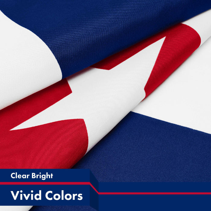 G128 2 Pack: Indianapolis Flag | 3x5 Ft | LiteWeave Pro Series Printed 150D Polyester | City Flag, Indoor/Outdoor, Vibrant Colors, Brass Grommets