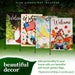 G128 set of 4 welcome gnomes for all seasons garden flags, 12x18 inch, photo 9