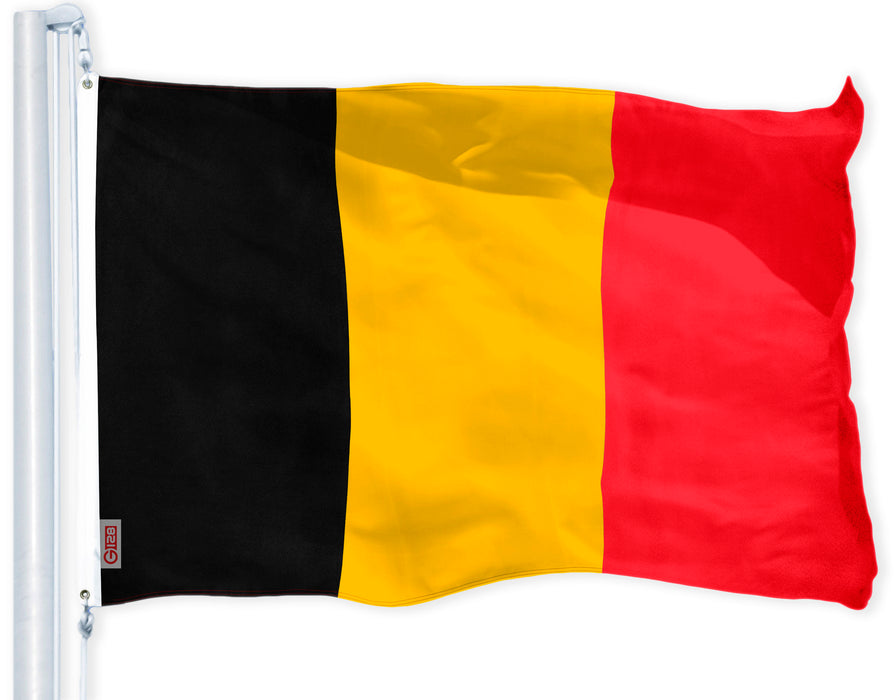 Belgium (Belgian) Flag 150D Printed Polyester 3x5 Ft