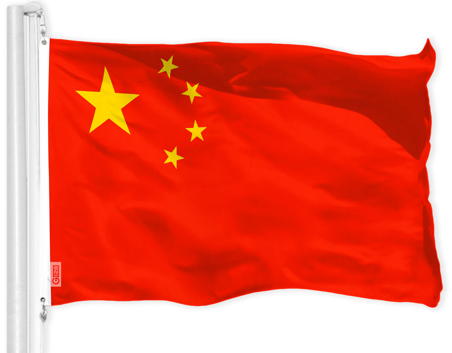 China (Chinese) Flag 150D Printed Polyester 3x5 Ft