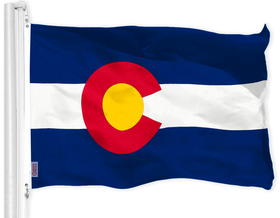 Colorado State Flag 150D Printed Polyester 3x5 Ft