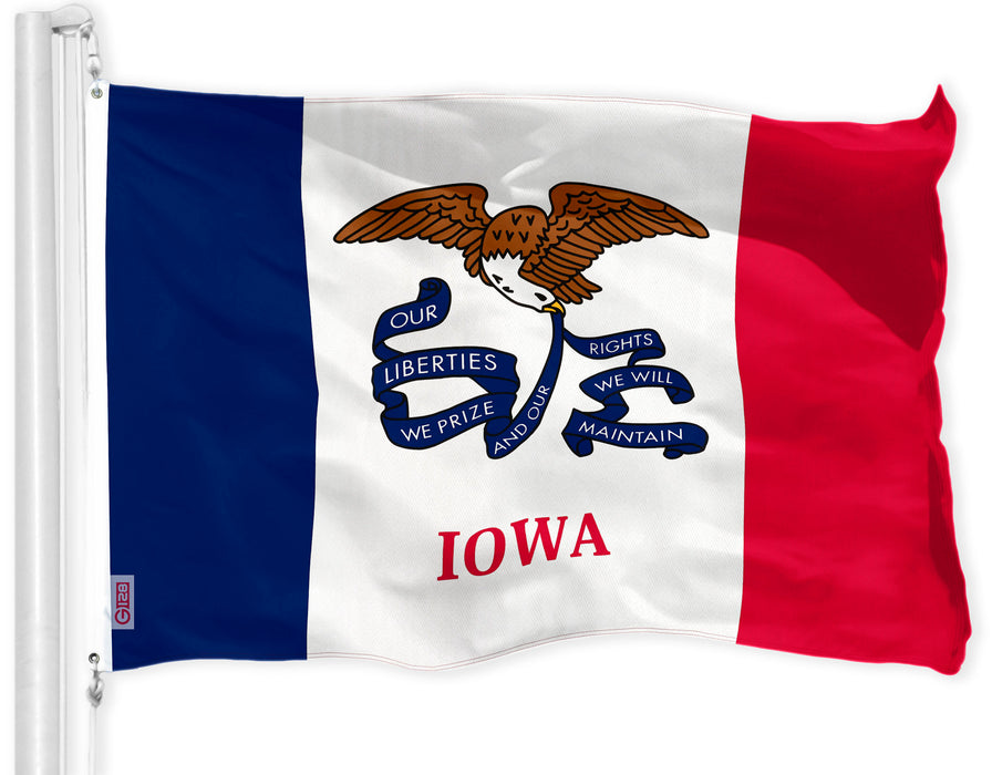 Iowa State Flag 150D Printed Polyester 3x5 Ft