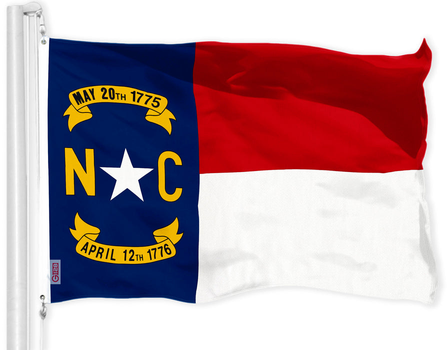 North Carolina State Flag 150D Printed Polyester 3x5 Ft