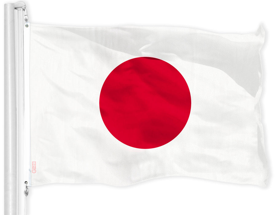 Japan (Japanese) Flag 150D Printed Polyester 3x5 Ft
