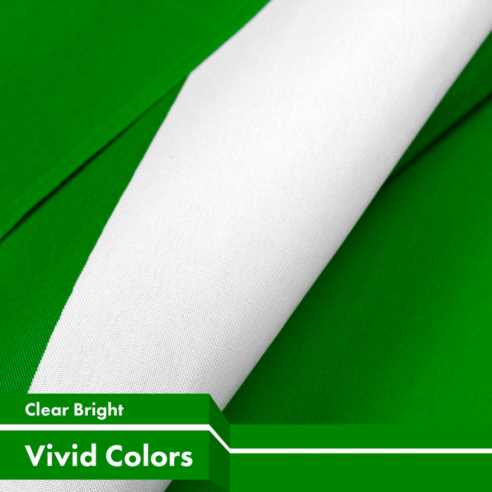 Nigeria (Nigerian) Flag 150D Printed Polyester 3x5 Ft