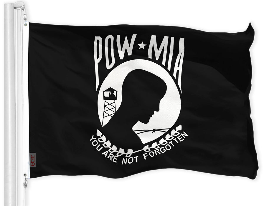 POW MIA Flag 150D Printed Polyester 3x5 Ft