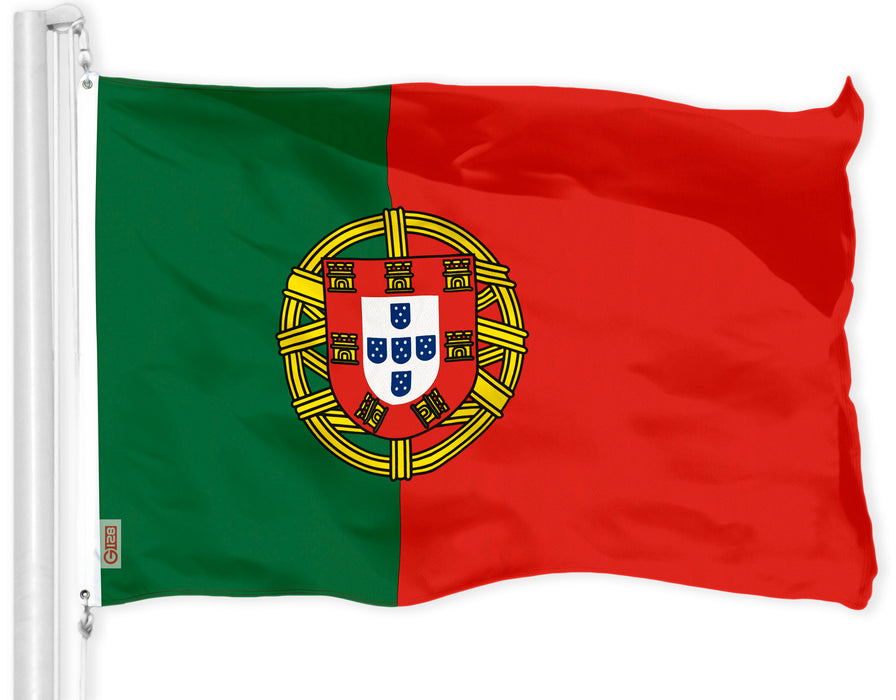 Portugal (Portuguese) Flag 150D Printed Polyester 3x5 Ft