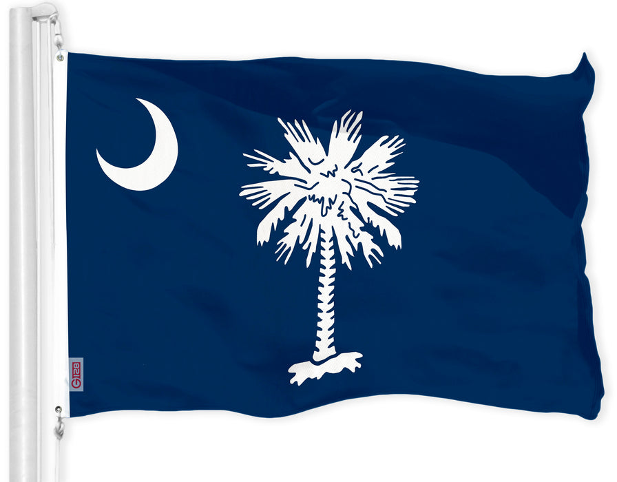 South Carolina Flag 150D Printed Polyester 3x5 Ft