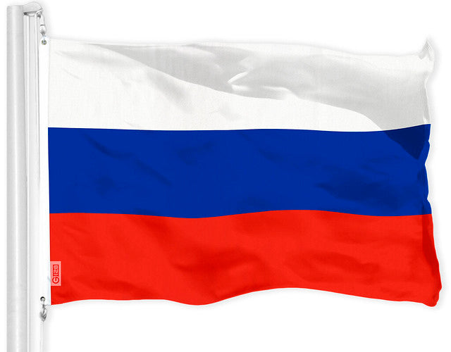 Russia (Russian) Flag 150D Printed Polyester 3x5 Ft