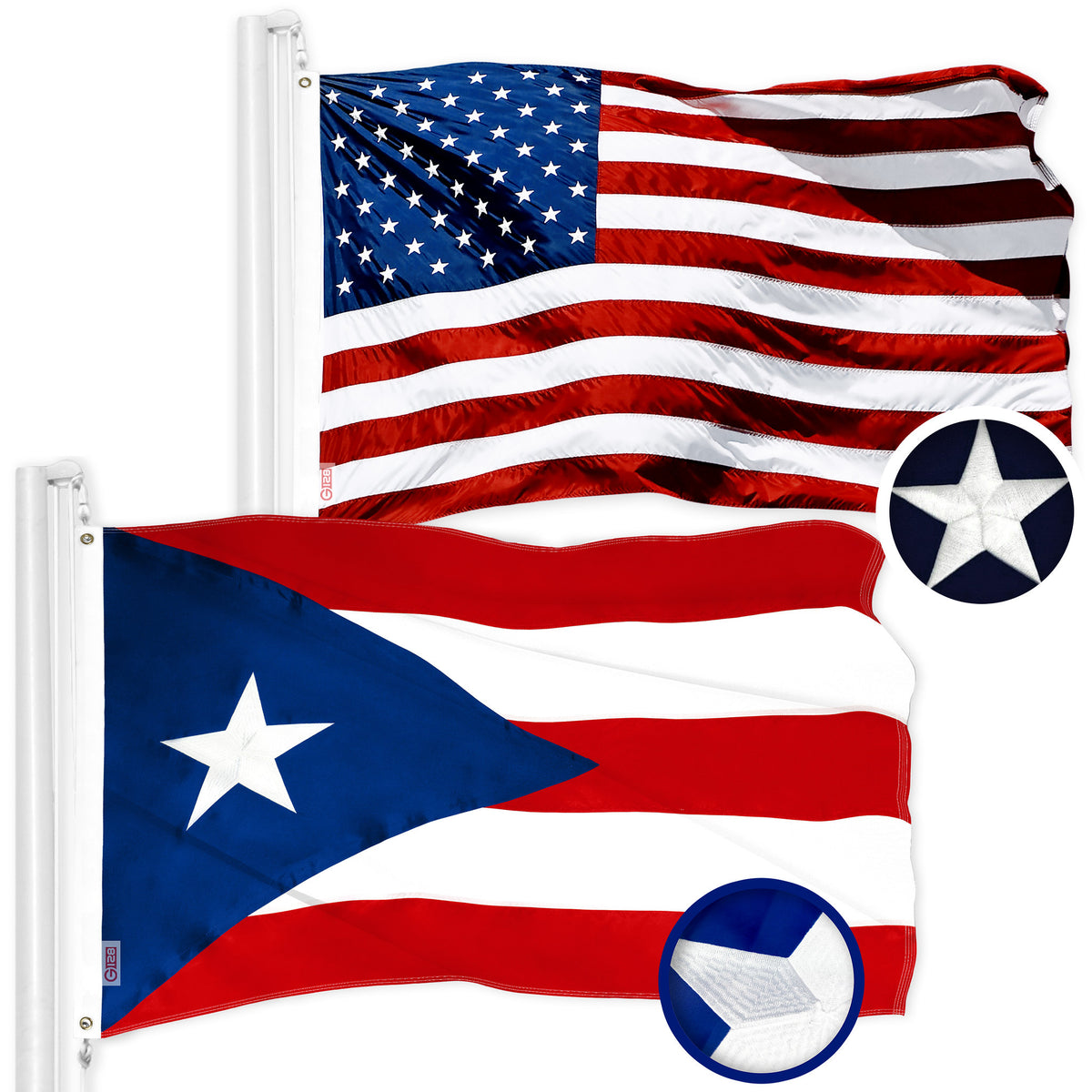 Puerto Rico Jersey Blue Mega USA Boricua Patriotic Stars 