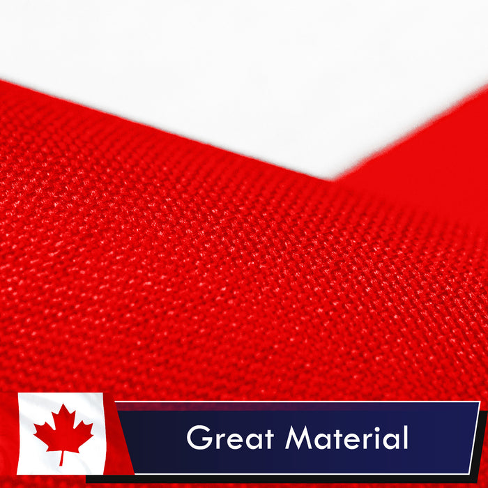 Canada (Canadian) Flag 75D Printed Polyester 3x5 Ft