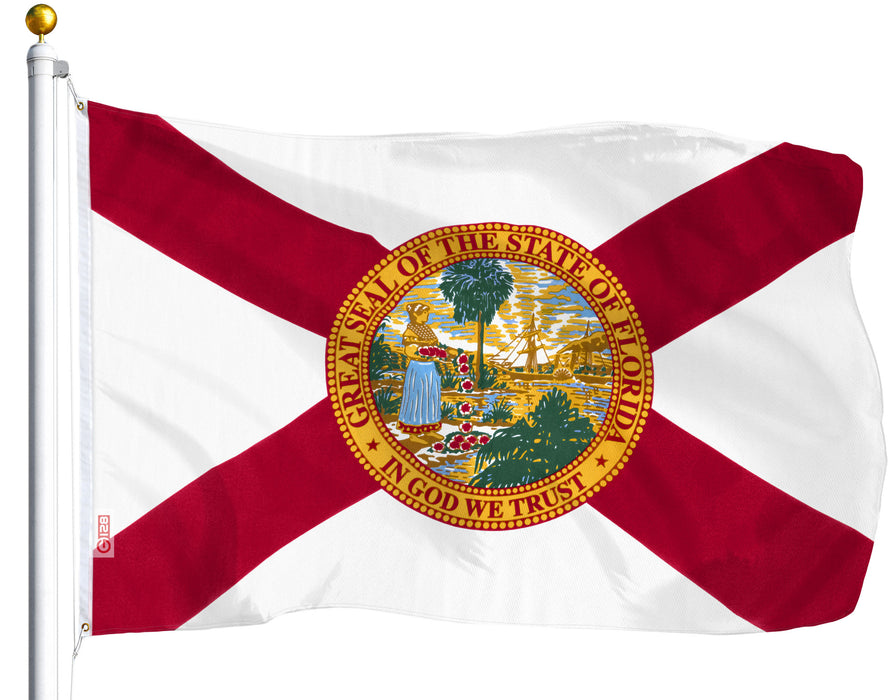 Florida State Flag 75D Printed Polyester 3x5 Ft