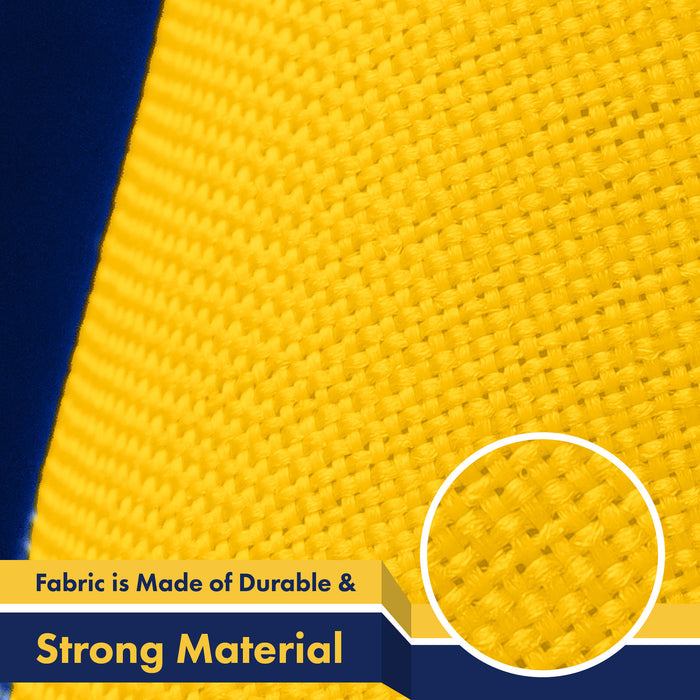 G128 5 Pack: Nauru Nauruan Flag | 3x5 Ft | LiteWeave Pro Series Printed 150D Polyester | Country Flag, Indoor/Outdoor, Vibrant Colors, Brass Grommets