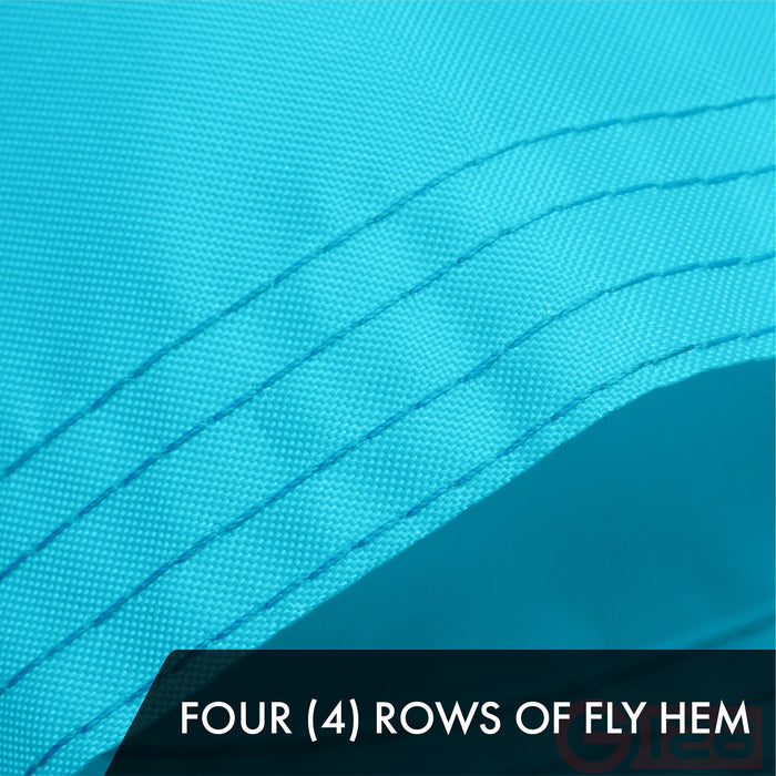 G128 5 Pack: Minnesota New Version MN  | 3x5 Ft | ToughWeave Series Embroidered 210D Polyester | Embroidered Design, Indoor/Outdoor, Brass Grommets
