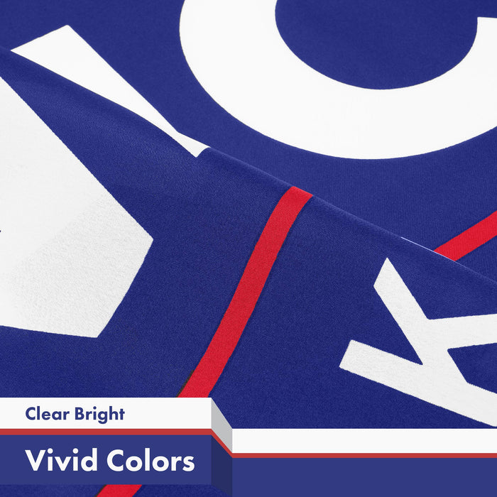 G128 2 Pack: 2024 Election Take America Back Blue Flag | 3x5 Ft | LiteWeave Pro Series Printed 150D Polyester | Election Flag, Indoor/Outdoor