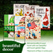 G128 set of 6 valentine's and seasonal gnomes garden flags, 12x18 inch, photo 8