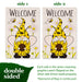 G128 set of 6 valentine's and seasonal gnomes garden flags, 12x18 inch, photo 3