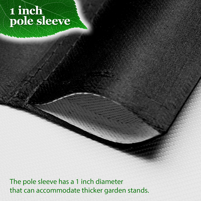 G128 Combo Pack Garden Flag Stand Black 36x16IN & Garden Flag In God We Trust Patriotic Printed 12x18IN Double Sided Yard Garden Lawn Decoration