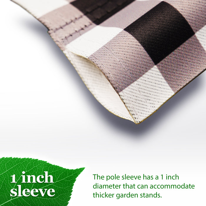 G128 Garden Flag Welcome Bird with Fruit Wreath | 12x18 Inch | Printed Blockout Polyester - Everyday Decoration