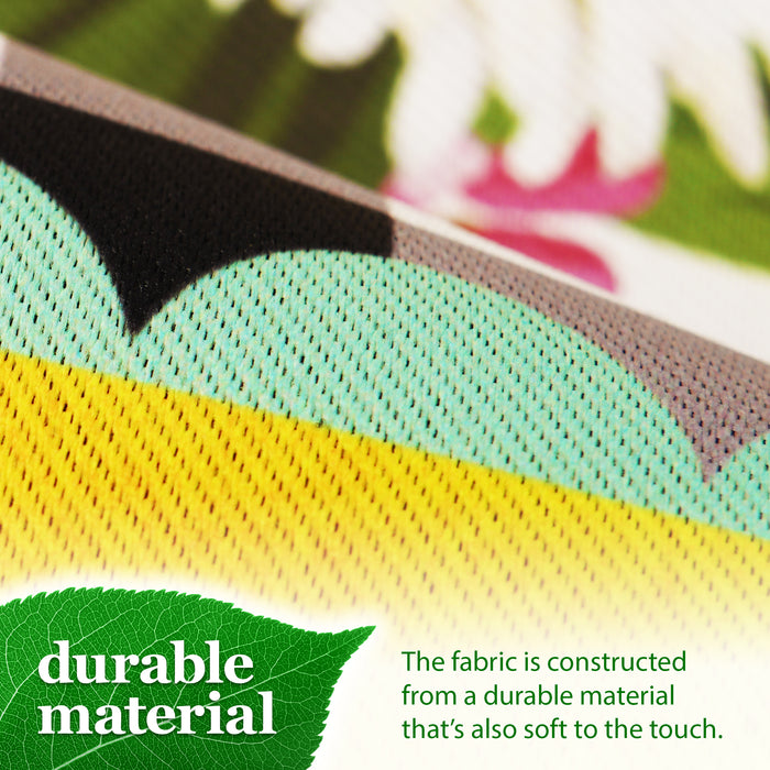 G128 Garden Flag Welcome Bird with Fruit Wreath | 12x18 Inch | Printed Blockout Polyester - Everyday Decoration