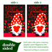 G128 set of 8 gnomes with heart and watermelon garden flags, 12x18 inch, photo 3