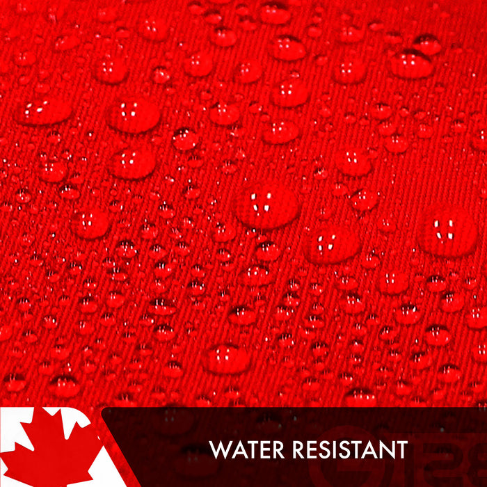 G128 10 Pack: Canada Canadian Flag | 6x10 Ft | Double ToughWeave Series Double Sided Embroidered 210D Polyester | Country Flag, Embroidered Design, Indoor/Outdoor, Brass Grommets, Heavy Duty, 3-ply
