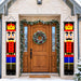 G128 Christmas nutcracker soldier door banners, 2 pack, 12 x 71 inch