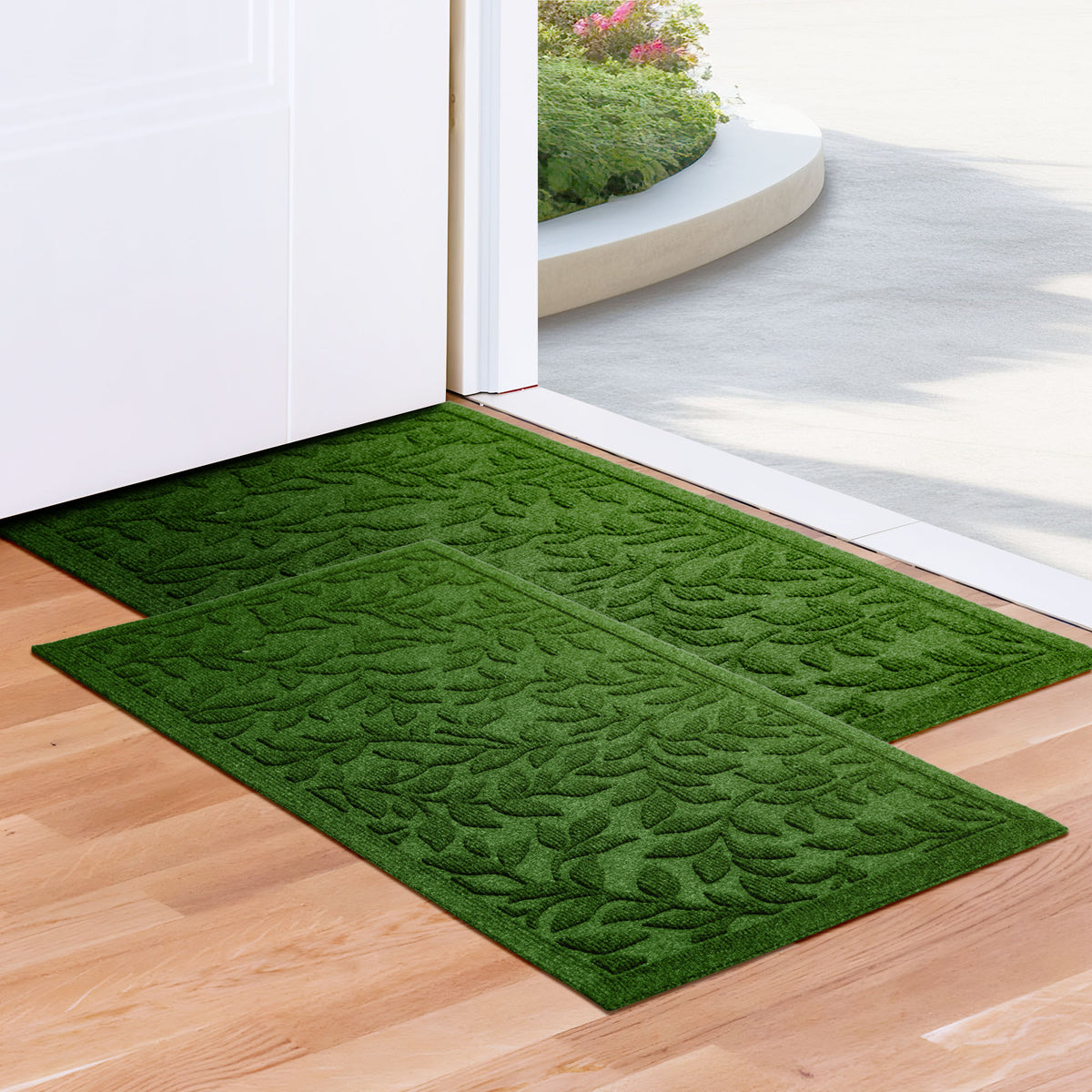 DoormatMainComboGreenLeaves-