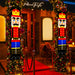 G128 Christmas nutcracker soldier door banners, 2 pack, 12 x 71 inch, photo 5