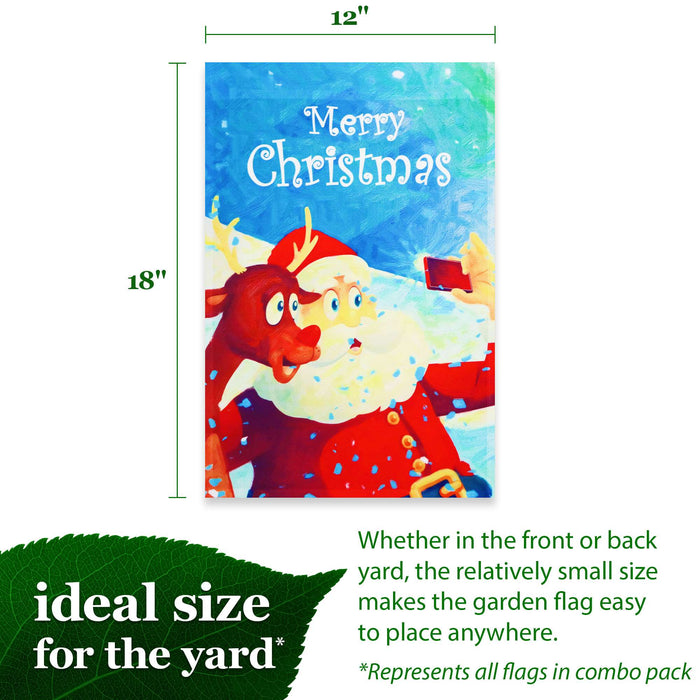 G128 set of 8 easter and holiday animals garden flags, 12x18 inch, photo 3