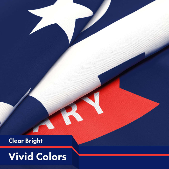 G128 Combo Pack: American USA Flag 3x5 Ft & USA 250th Anniversary Red Stripes Flag 3x5 Ft