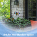 G128 bee stained glass suncatcher window hanging ornament with metal frame, 14 inch nominal size