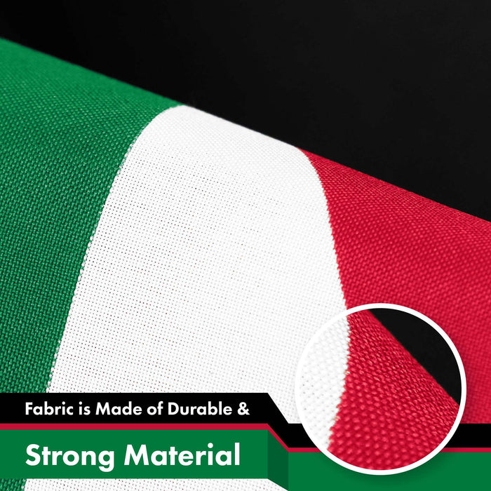 G128 2 Pack: Jordan Flag | 3x5 Ft | LiteWeave Pro Series Printed 150D Polyester | Country Flag, Indoor/Outdoor, Vibrant Colors, Brass Grommets