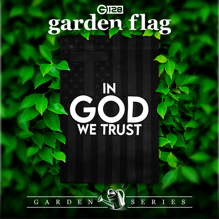 G128 In God We Trust Patriotic Garden Flag 12x18 In Double Sided Bible Verses Yard Garden Lawn Decoration