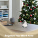 G128 small resin baby penguin statue, 4 inch tabletop winter figurine