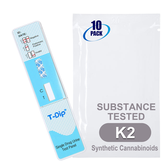 Mintegrity [10pk] - Synthetic Cannabinoids (K2) Single Panel Drug Tests Card, Single Panel K2 Screen Urine Drug Test Card | MT-WDOA-K2