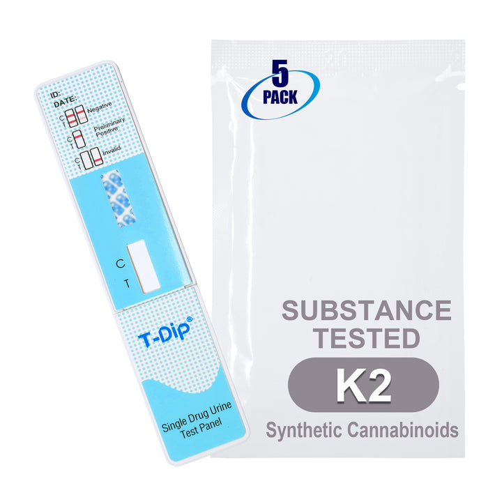 Mintegrity [5pk] - Synthetic Cannabinoids (K2) Single Panel Drug Tests Card, Single Panel K2 Screen Urine Drug Test Card | MT-WDOA-K2