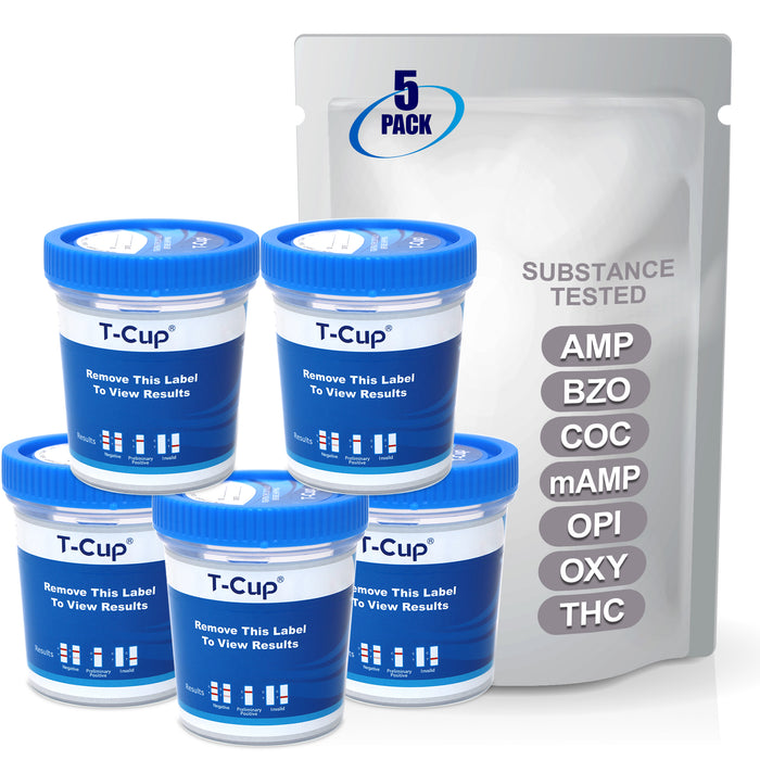 Mintegrity 5 Pack 7-Panel Instant at Home Urine Drug Test Kits | Multi-Panel Urine Screening Testing Kit | MT-TDOA-274