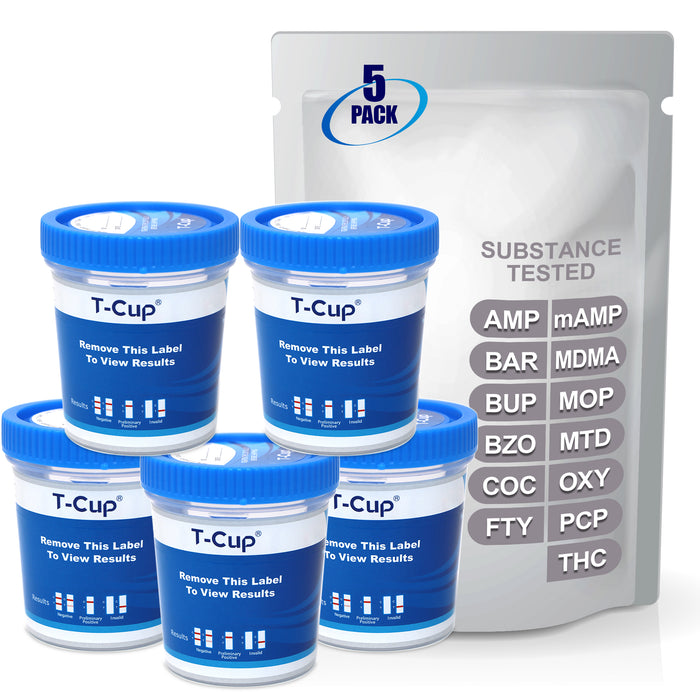 Mintegrity 5 Pack 13-Panel Instant at Home Urine Drug Test Kits | Multi-Panel Urine Screening Testing Kit | MT-TDOA-6135F