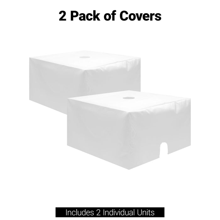 G128 2 Pack Tent Block Cover 20x20x12 Inch