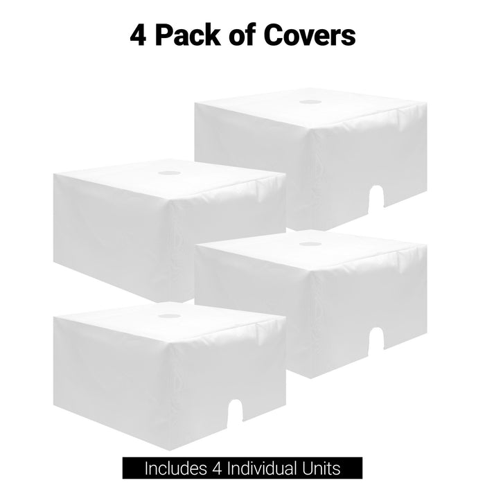 G128 4 Pack Tent Block Cover 20x20x12 Inch
