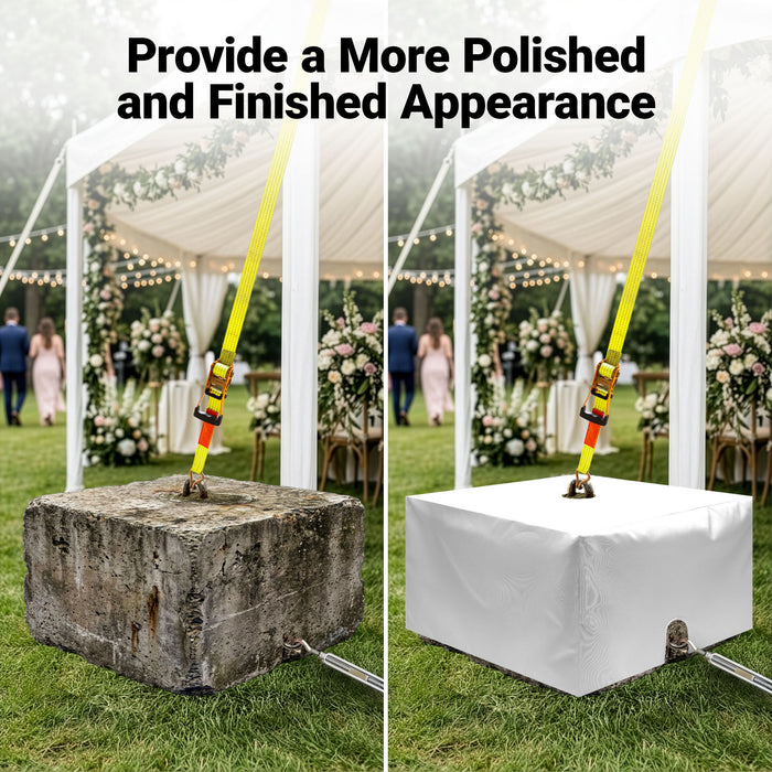 G128 4 Pack Tent Block Cover 20x20x12 Inch