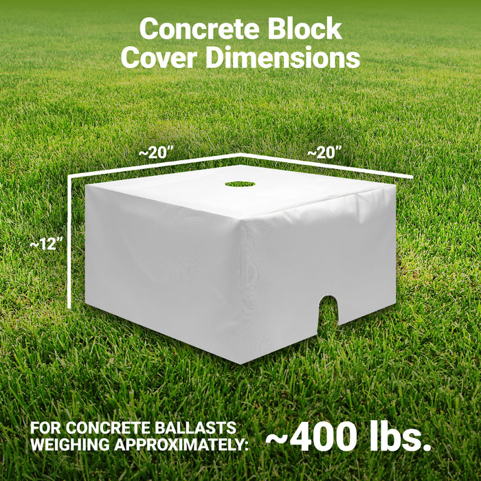 G128 4 Pack Tent Block Cover 20x20x12 Inch