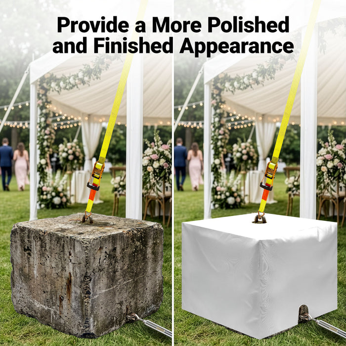 G128 2 Pack Tent Block Cover 20x20x16.5 Inch