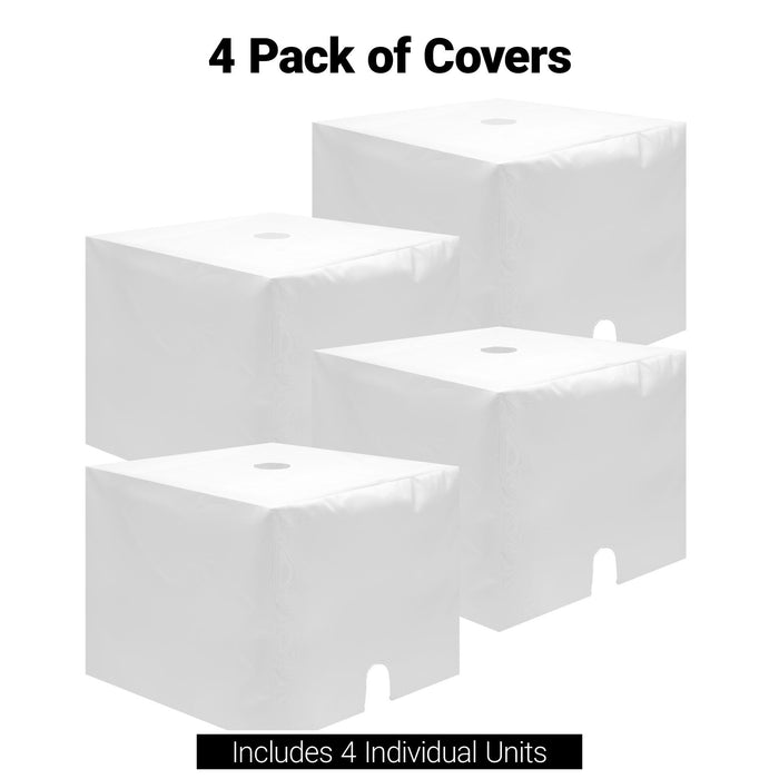 G128 4 Pack Tent Block Cover 20x20x16.5 Inch
