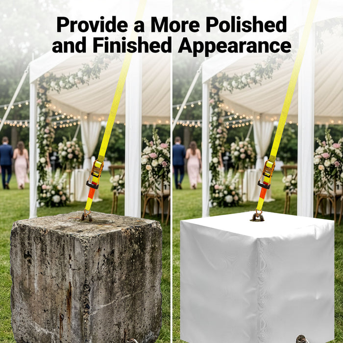 G128 2 Pack Tent Block Cover 20x20x22 Inch