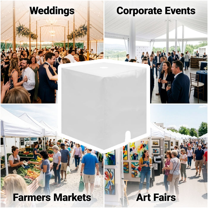 G128 2 Pack Tent Block Cover 20x20x22 Inch